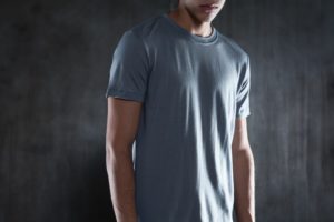 Outlier merino wool t-shirt in blue