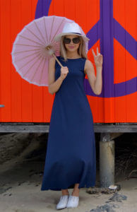 Boat Neck Maxi Dress from Smittenmerino