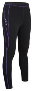 Cheap merino wool leggings women Sub Sport in black and purple