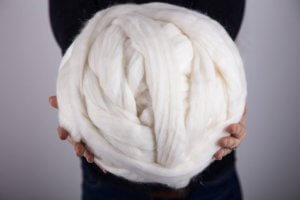 TreemapShop super chunky merino yarn in natural white