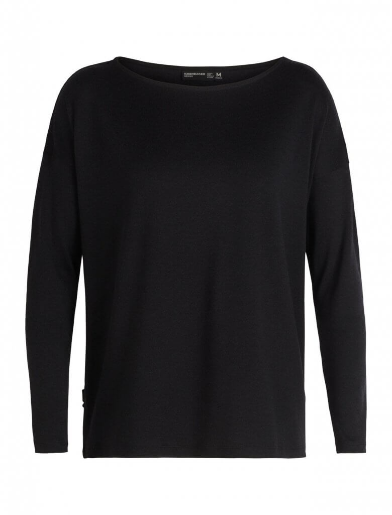 Icebreaker 旅 TABI DEICE women sweater in black